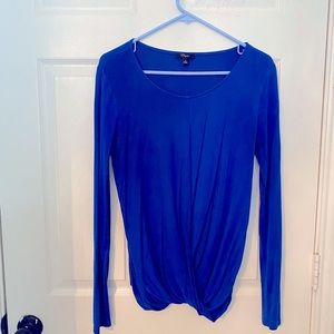 Blue Lind sleeved blouse